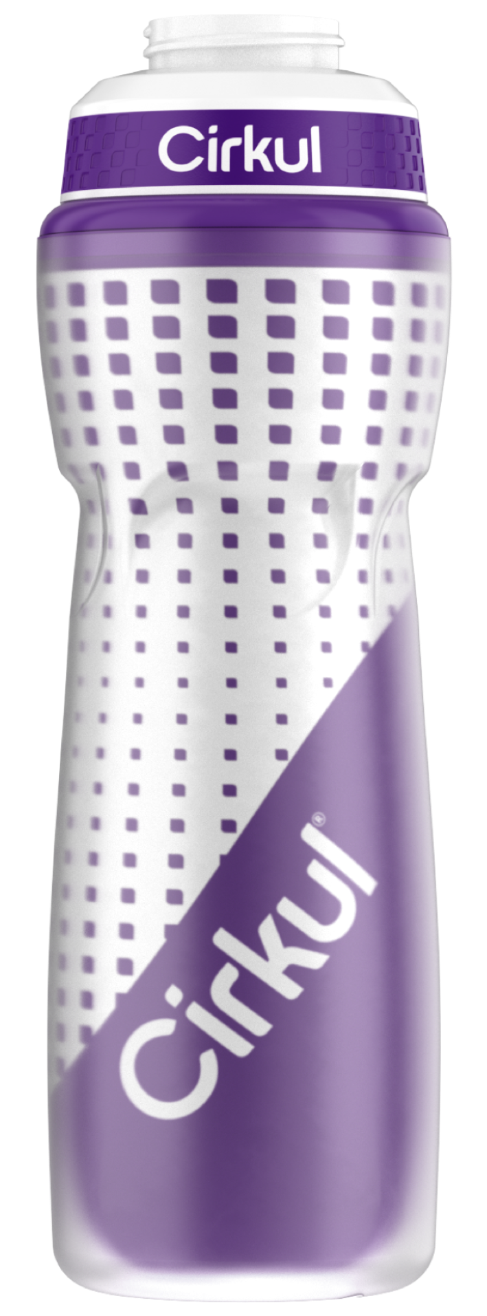 32oz. Insulated Squeeze Plastic Bottle & Sport Lid