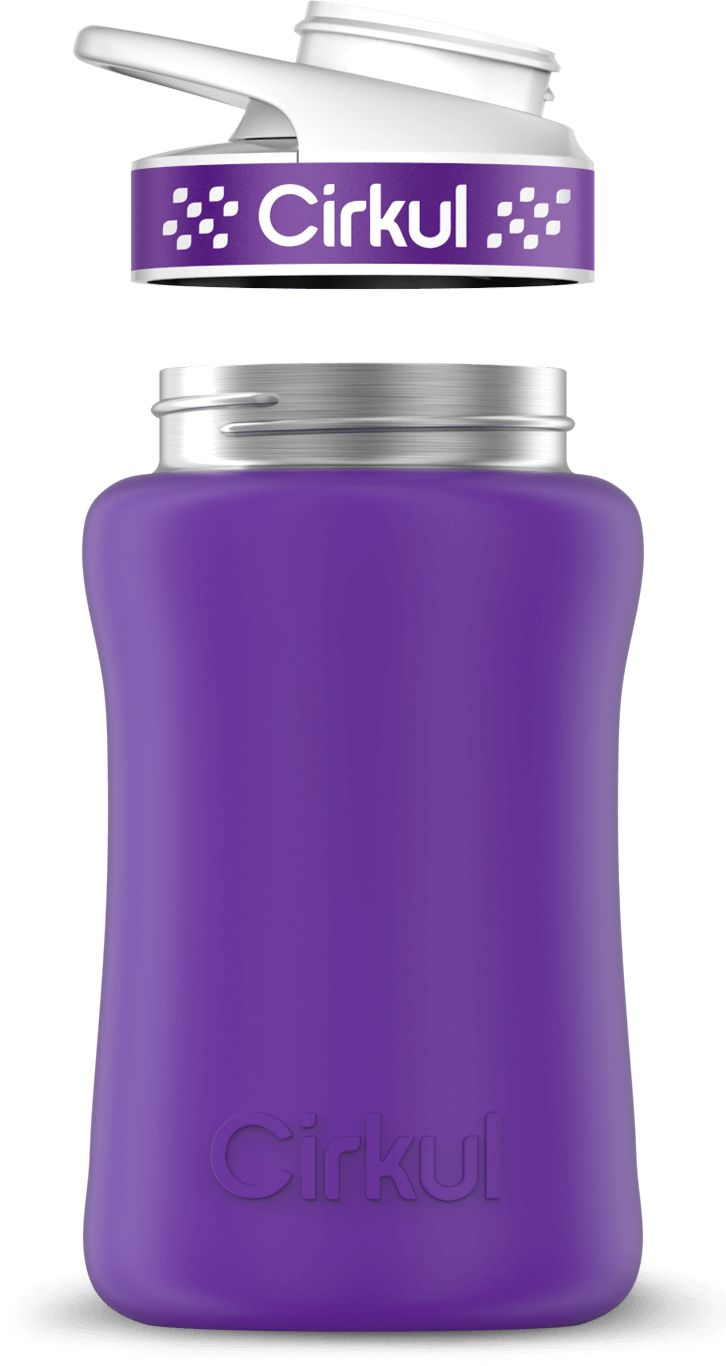 Custom 32oz. Stainless Steel Bottle & Comfort Grip Lid
