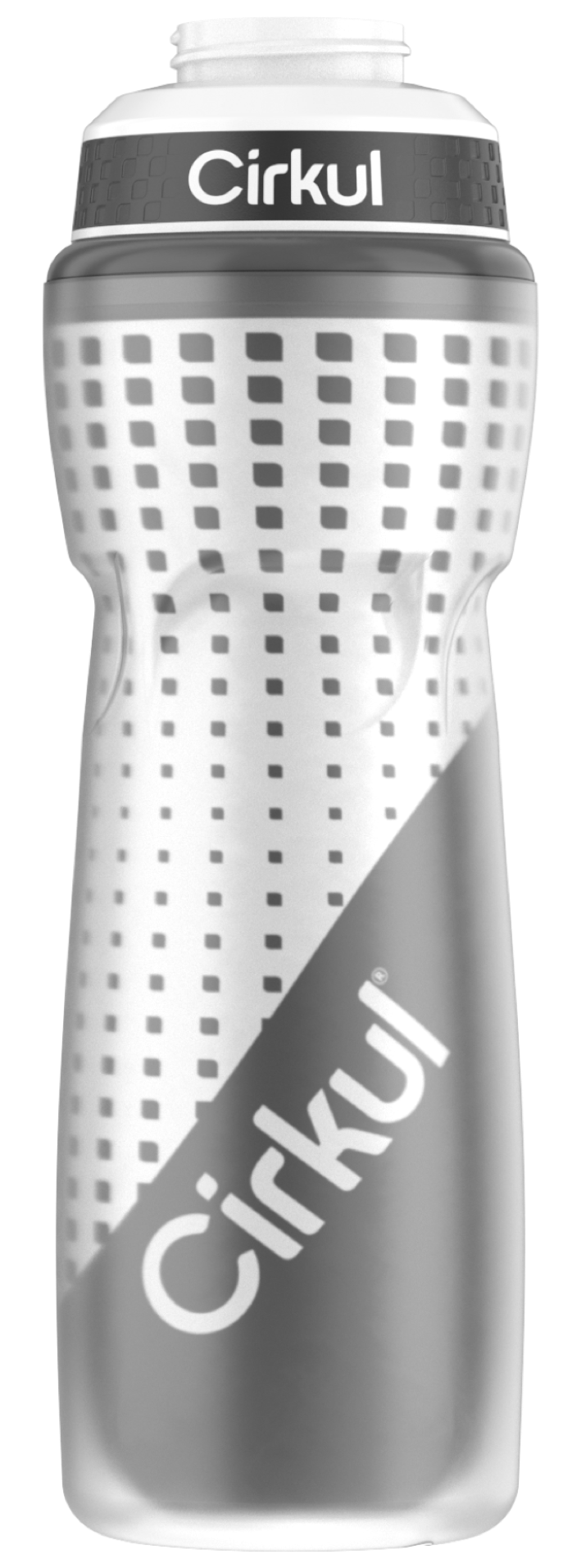 32oz. Insulated Squeeze Plastic Bottle & Sport Lid